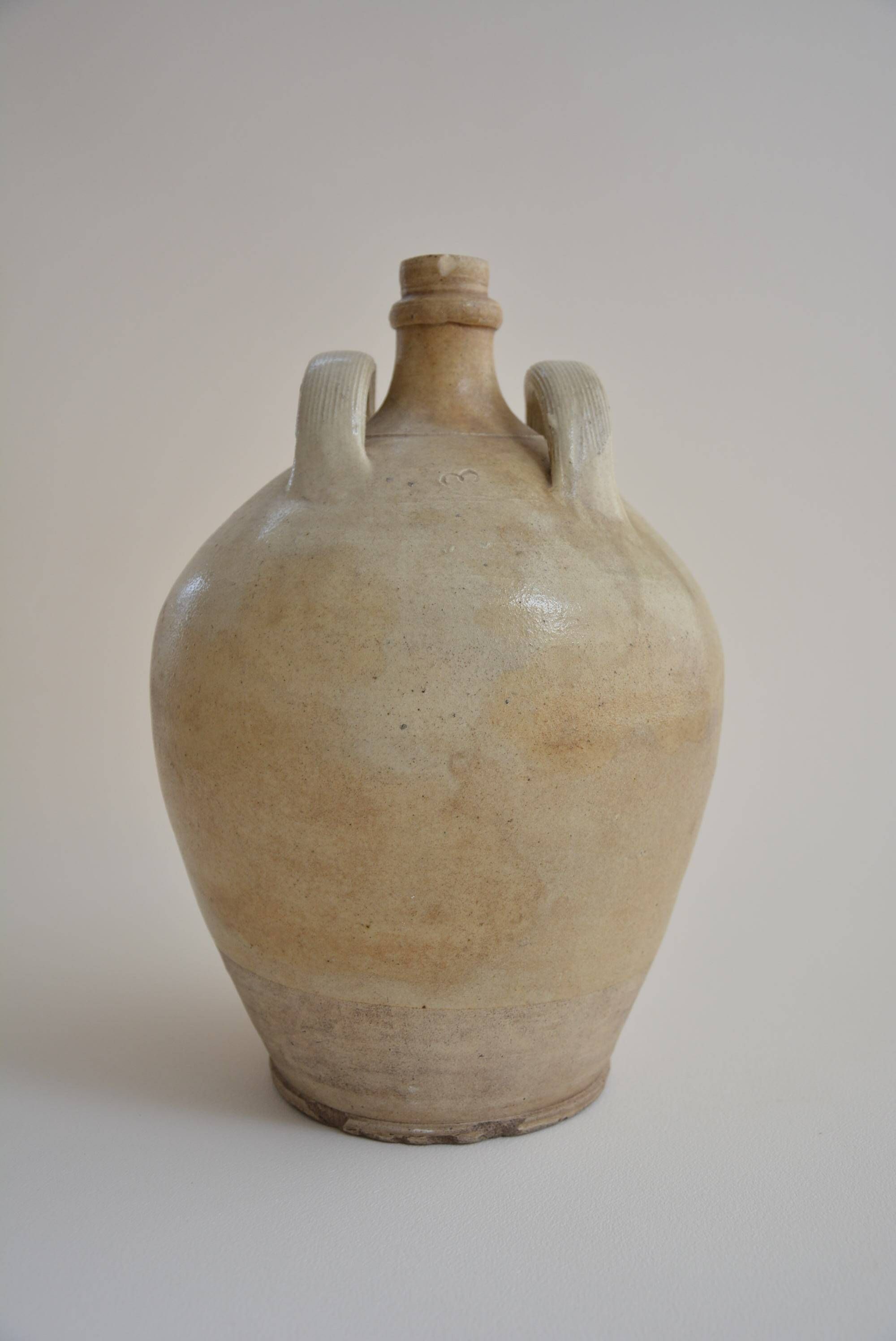 Ancient jar in glazed terracotta – Rustic and authentic style
