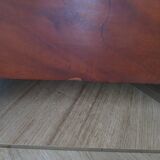 console-style empire/restauration-à crosses-fond de miroir-pieds griffes