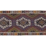 Ancient Turkish Anatolian Tribal Kilim, Geometric Organic Wool Kilim Rug