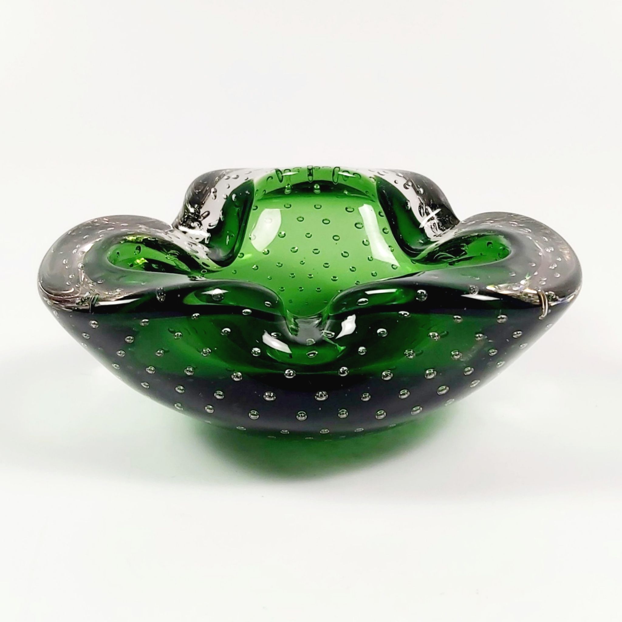 Murano Bullicante Glass Bowl or Ashtray from Made Murano Glass, 1960s