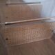 Plexiglas and cannage magazine holder
