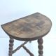 Tripod stool solid wood beaded feet
