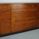 Dutch Pitch Pine Apothecary / Filing Cabinet or Sideboard, 1930s