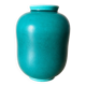 Wilhelm Kåge vase for Gustavsberg, turquoise glaze, hand-turned, Sweden