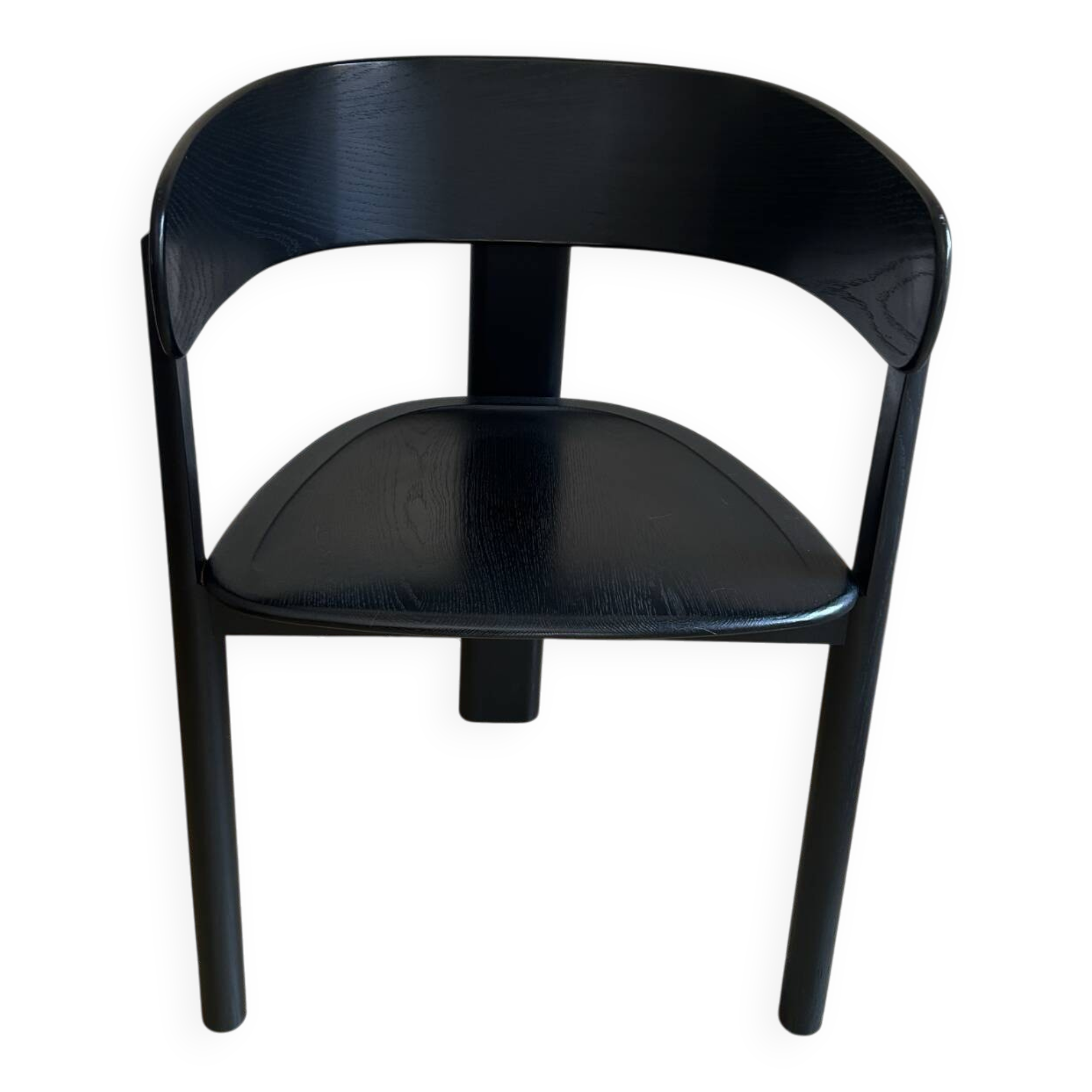 Fauteuil de table marais Emmanuel Gallina x AM.PM – chêne noir