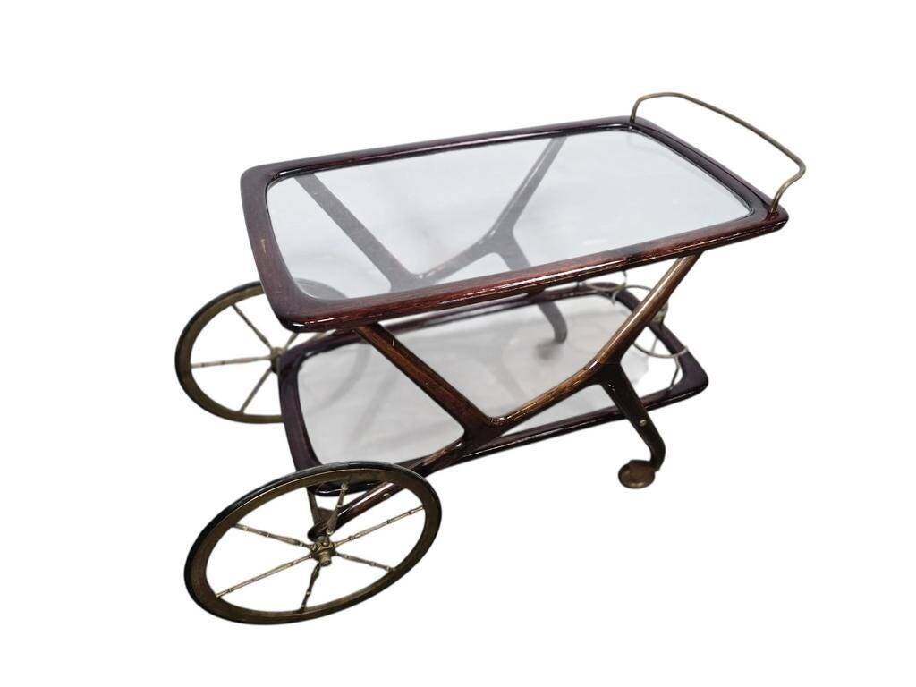 Vintage service trolley / rolling bar / serving cart 'Cassina'