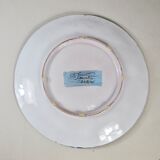 Sculptural ceramic plate by De Pascalis, 1970s