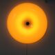 Large Mid Century Modern Italian Plexiglass and Brass Wall Lamp