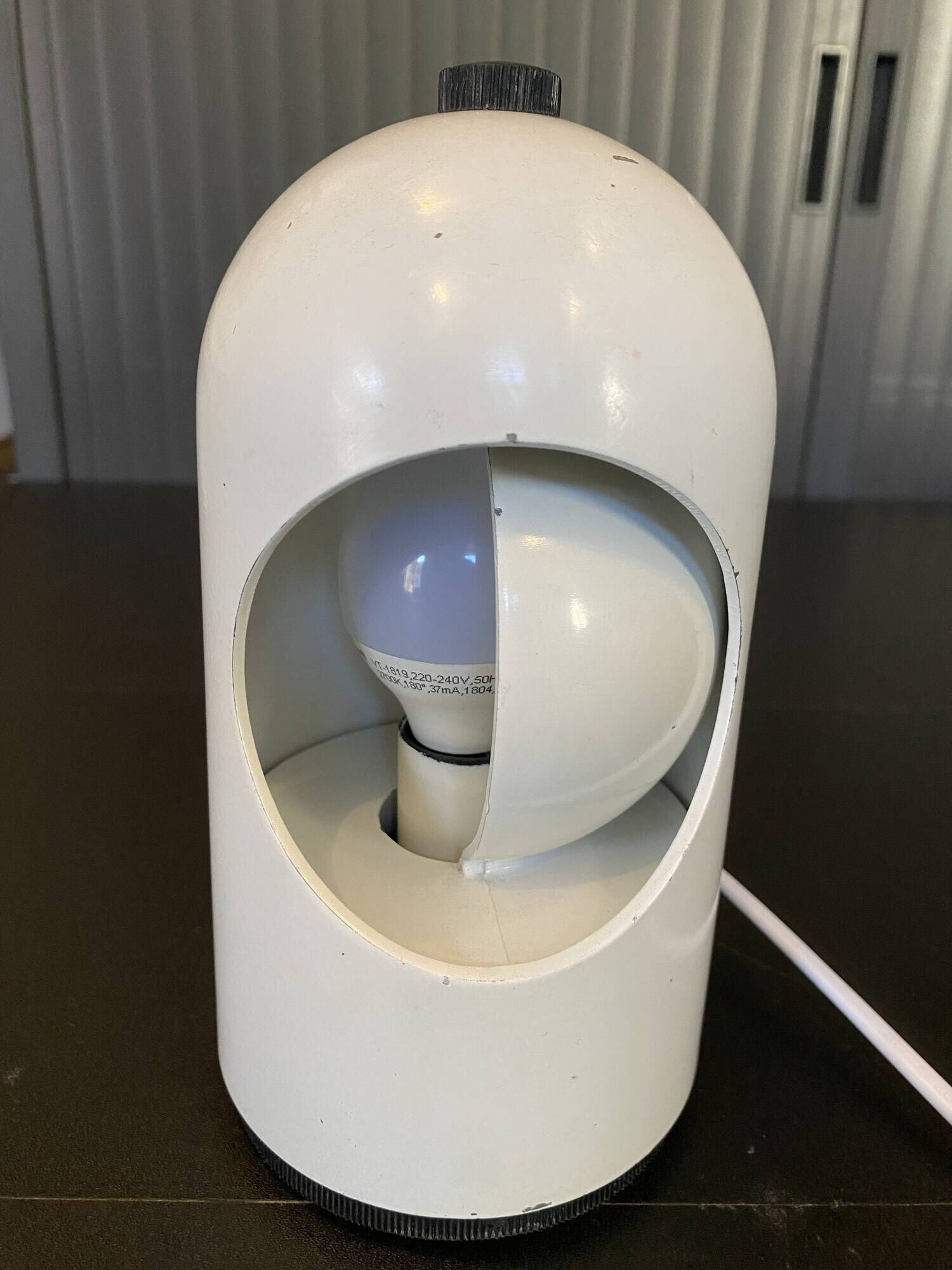 Lampe éclipse à poser de table bureau Selene ABM rotative Space Age vintage