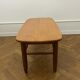 Table basse en chêne massif, travail français, années 1960