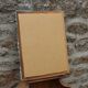Vintage wall mirror in carved blue-green wood – rococo style – H48 cm