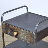 Iron Hospital Bedside Cabinet, 1920's