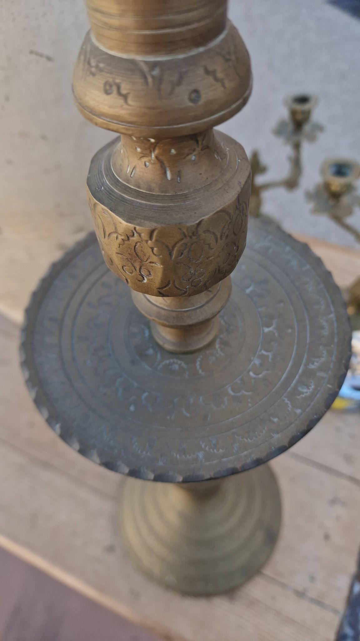 Grand bougeoir en bronze