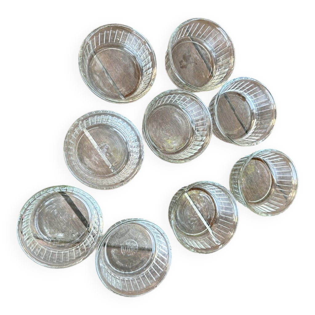 Lot De 6 Ramequins Vintages Duralex - Verre Trempé - Neufs (potentiels Petits Défauts)