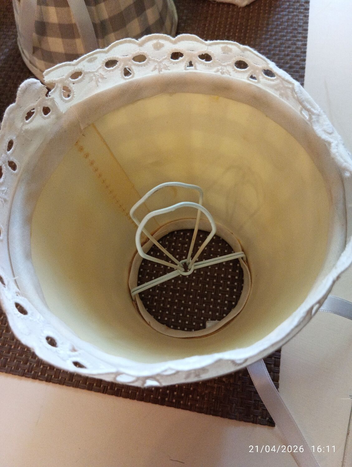 Vichy lampshade