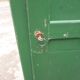 Cabinet 1 door in old fir green patina