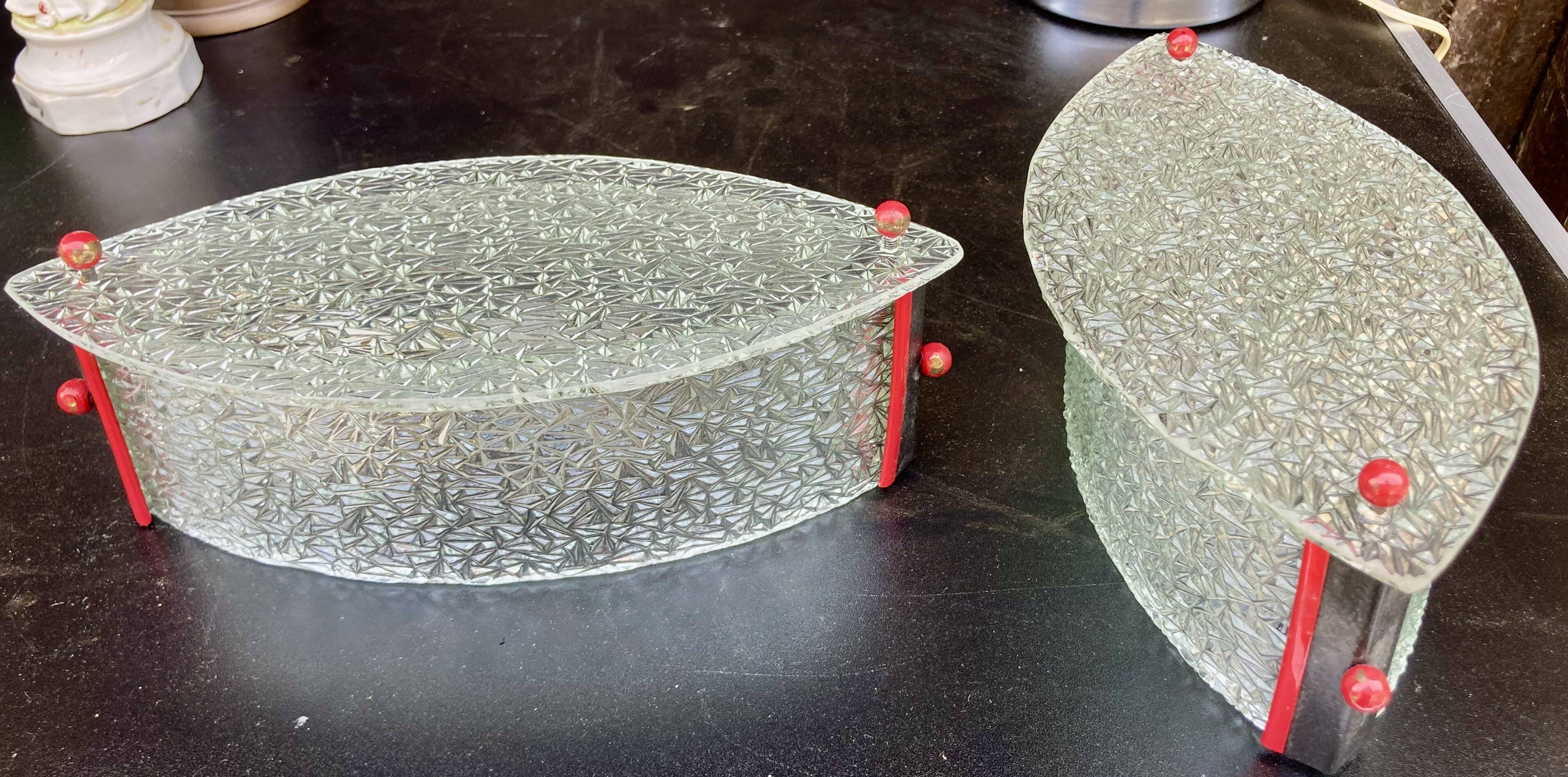 pair of Vesta MD wall sconces by Schwung design 50's / 60's vintage