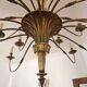 Large solid brass chandelier with 24 lights