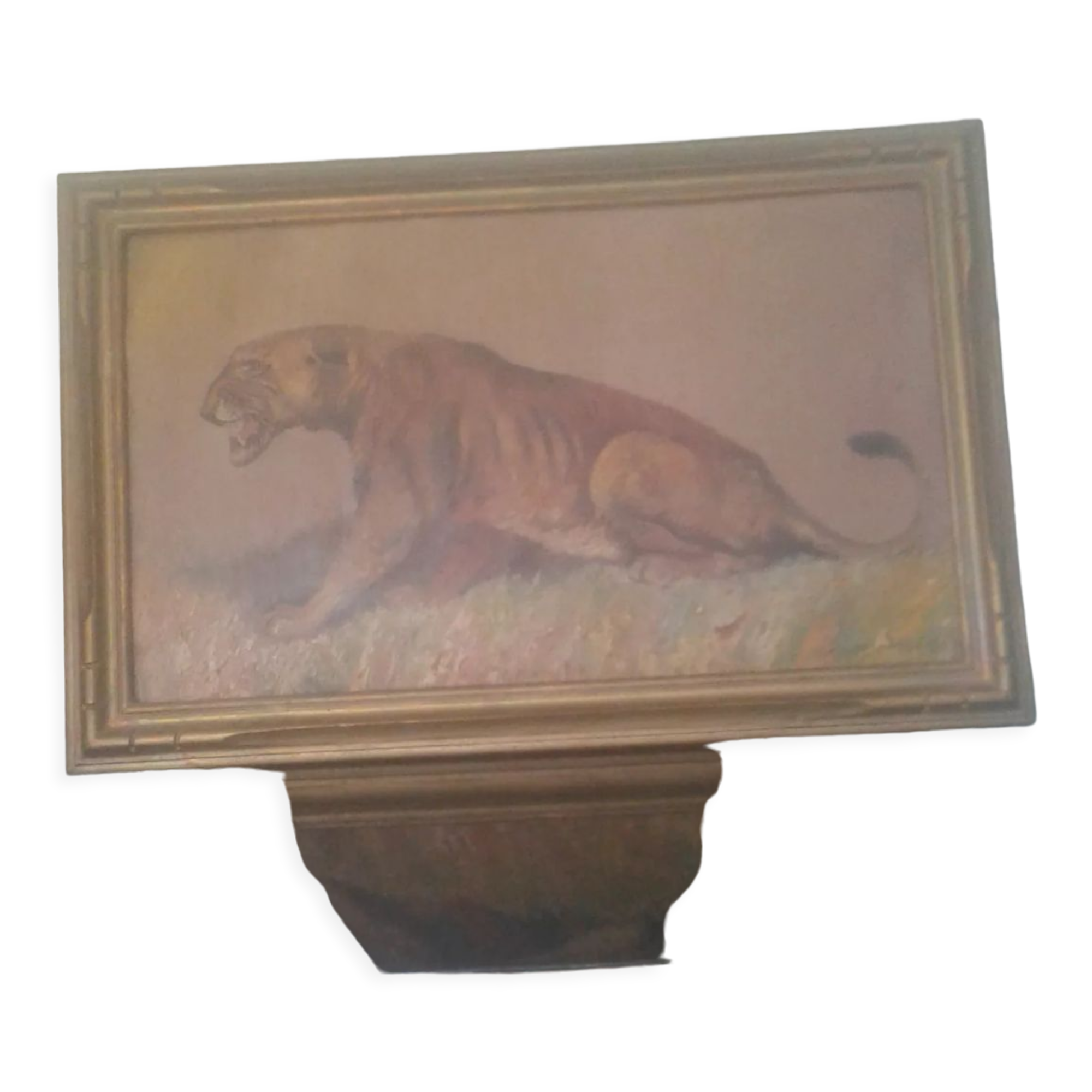 Lioness painting by Xavier Sager