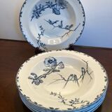 6 Spring Oxford ironstone soup plates