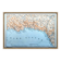 Imprimée en 1909, carte de la côte Ligure