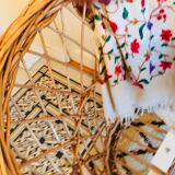 Rattan cradle