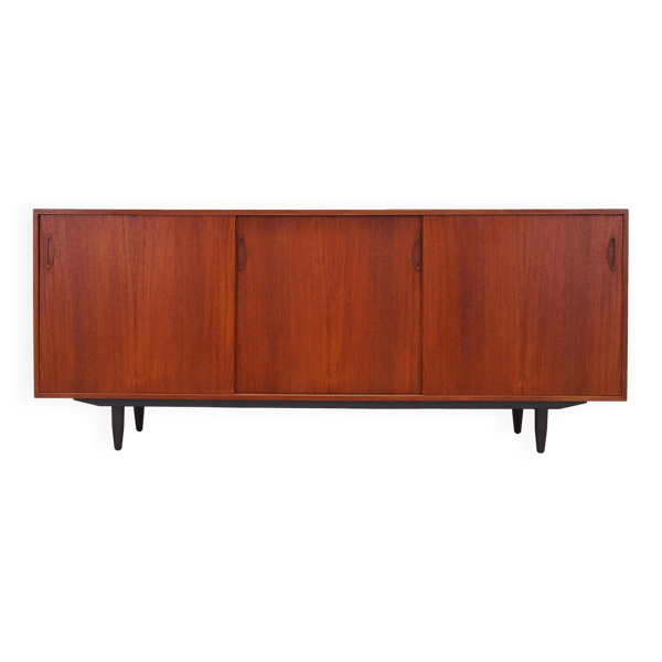Buffet en teck, design danois, années 1970, production : Danemark