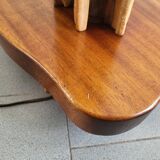 Vintage driftwood & mahogany floor lamp 1960s