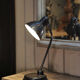 Old articulated office lamp 1950