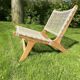 Chair / garden armchair / single-seater in retro rattan