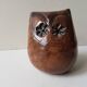 Ceramic owl sculpture, signed Nani in Aix in 1983