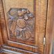 1925 solid curly mahogany office bookcase