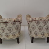 Pair of Mid-century Armchairs,Czechoslovakia,1950's.