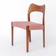 Set of 4 Arne Hovmand-Olsen Chairs for Mogens Kold 1950s Danish Mid Century