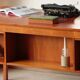 Bureau danois en teck vintage – Domino Møbler (années 60)