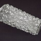 French vintage retro clear cut glass chandelier replacement shade