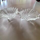 Seashell-shaped glass appetizer bowl, 1970