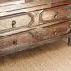English chest of drawers; Charles II period, oak