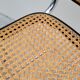 Pair of chairs by Marcel Breuer in black canework model B32 signed Italy