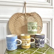 4 English ceramic mugs from the 70s