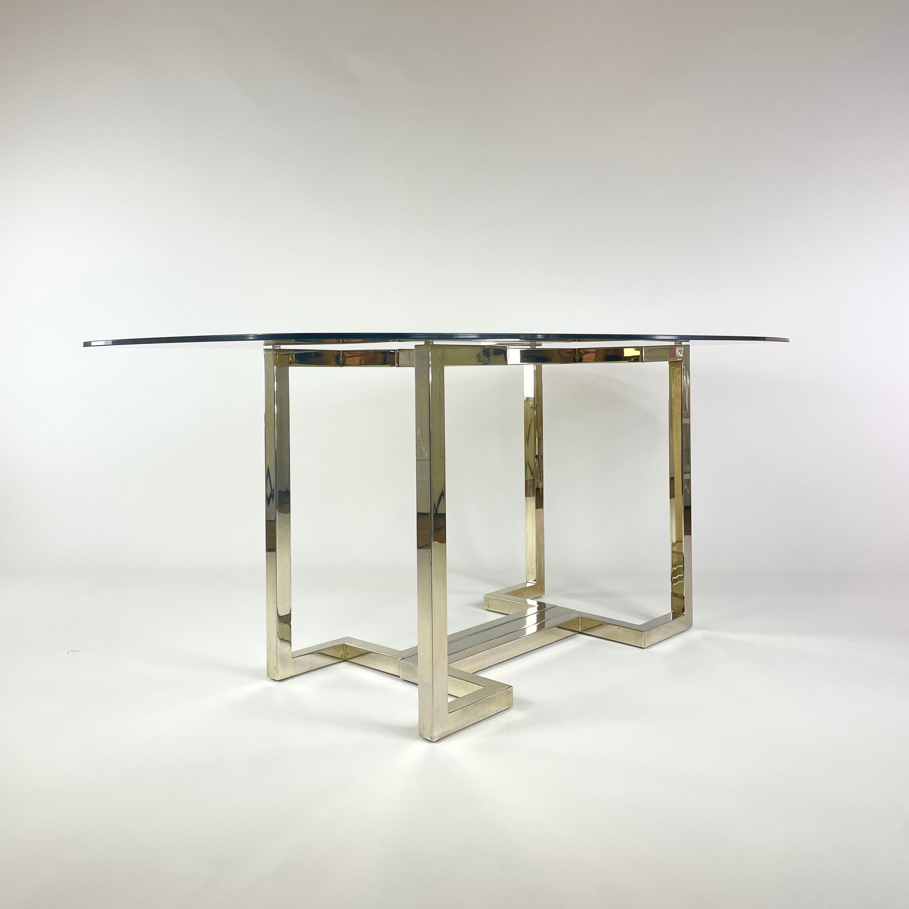 Dining table by Belgochrome, Belgium, 1970