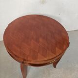 Table art deco en noyer de jules leleu