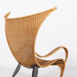 Vintage Architectural Italian design armchair