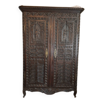 Armoire bretonne de mariage
