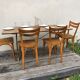 Table bistrot ancienne 6 personnes