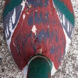 Duck (old applet) in painted wood