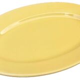 1950s yellow glazed ceramic serving dish