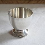 Cockerel + silver metal spoon