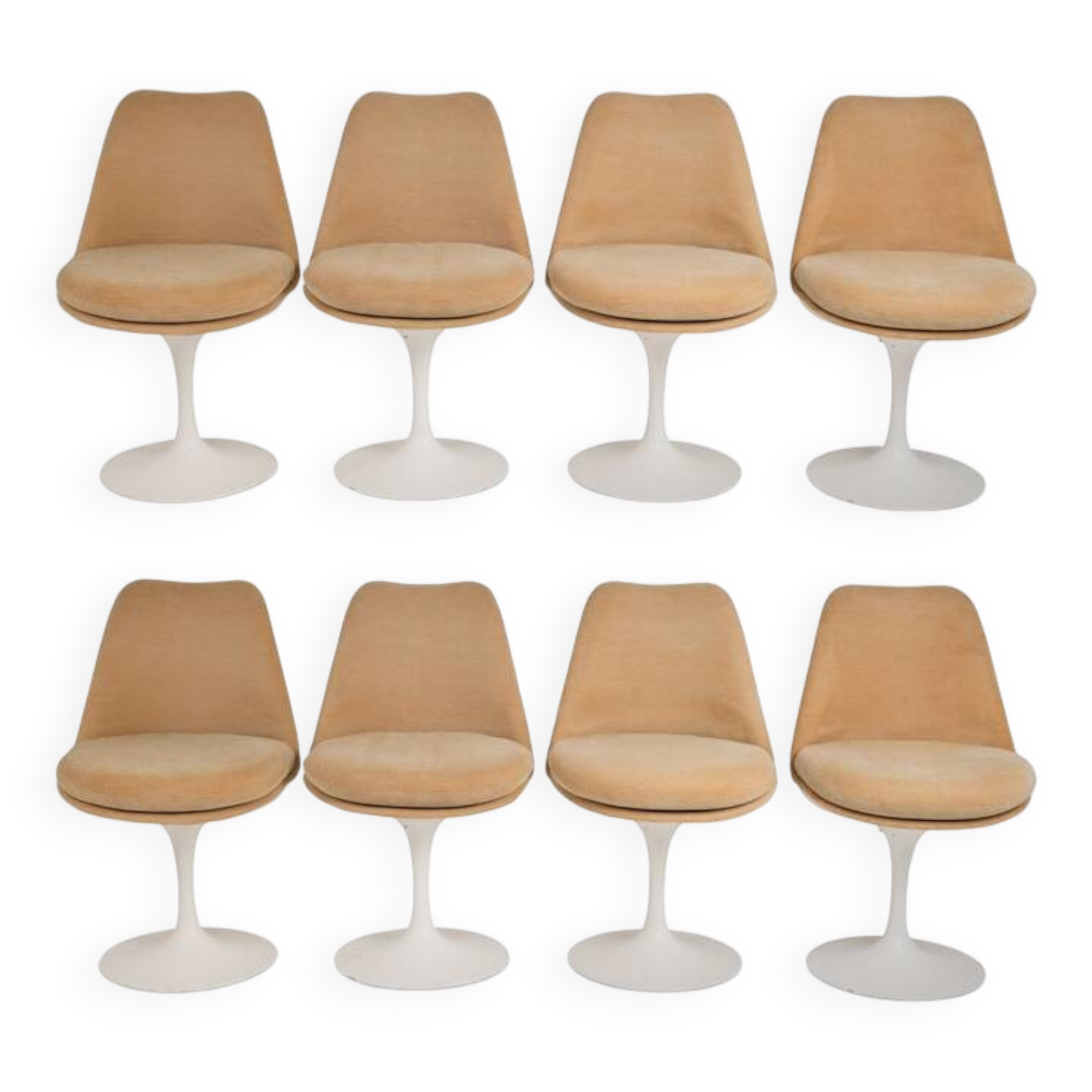 Série de 8 chaises « Tulipe » par Eero Saarinen, pour Knoll, années 1970