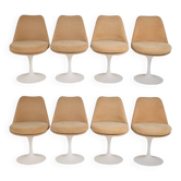 Série de 8 chaises « Tulipe » par Eero Saarinen, pour Knoll, années 1970